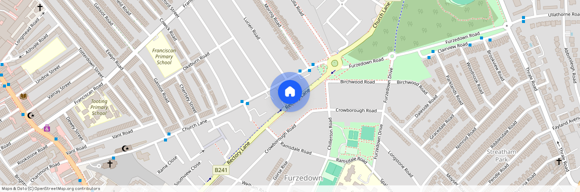 Rectory Lane Tooting SW17 9PX
