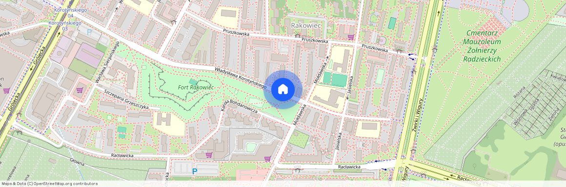 ul. Władysława Korotyńskiego, Rakowiec, Ochota, Warszawa, mazowieckie