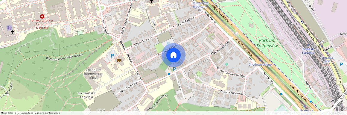 ul. Śniadeckich, Aniołki, Gdańsk, pomorskie