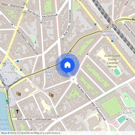 Rue de la Levure - Giststraat 38, 1050 Ixelles - Elsene, Belgium