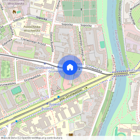 wyb. Ludwika Pasteura, Plac Grunwaldzki, Śródmieście, Wrocław, dolnośląskie