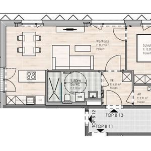 Erstbezug: 2-Zimmer Wohnung im 2. OG mit Balkon / Top B13 - Photo 3