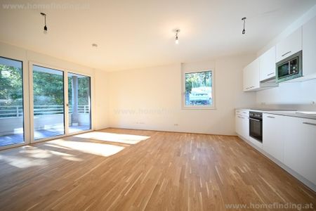 mit Grünblick: westseitige Loggia/Balkon, Garage möglich - befristet - Photo 2