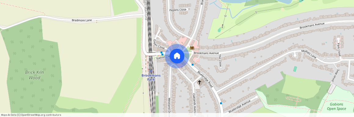 Bradmore Green, Brookmans Park, Hatfield, Hertfordshire, AL9 7QT