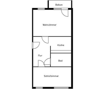 Barrierearme 2-Raum-Wohnung mit Balkon – großzügig geschnitten & ro... - Photo 1