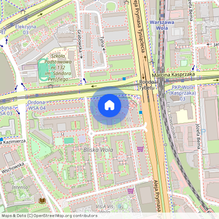 ul. Marcina Kasprzaka, Odolany, Wola, Warszawa, mazowieckie