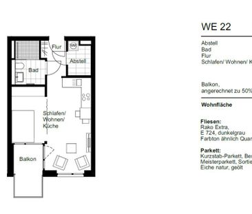 Moderne 1-Zimmer-Neubau-Wohnung in Uni-Nähe! - Foto 3