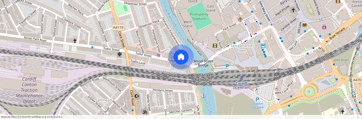 CF1, Caerdydd