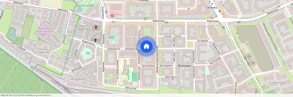 ul. Ekologiczna, Kabaty, Ursynów, Warszawa, mazowieckie