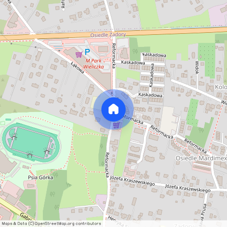 ul. Reformacka, Wieliczka, Wieliczka, wielicki, małopolskie