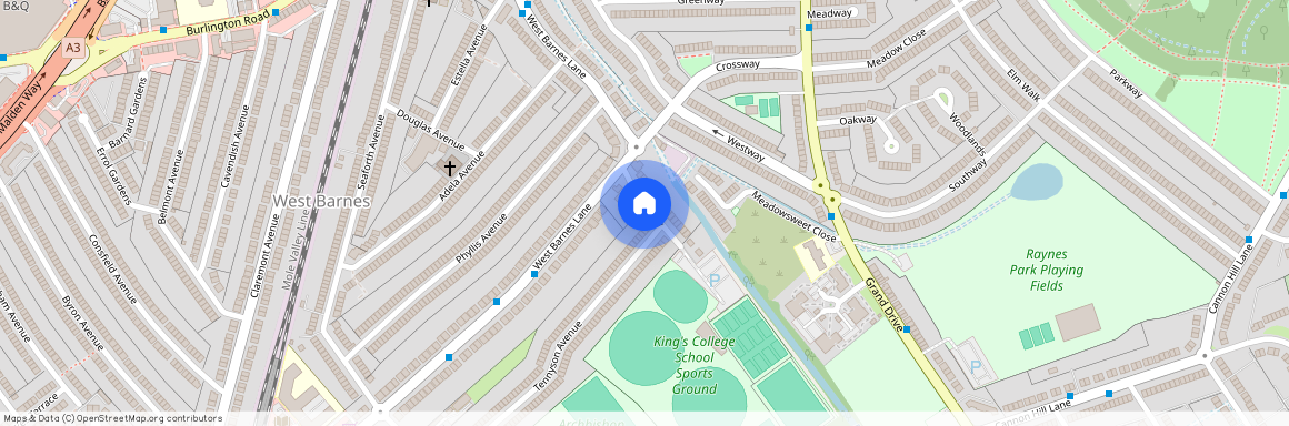 Kingsway, Motspur Park, New Malden, KT3