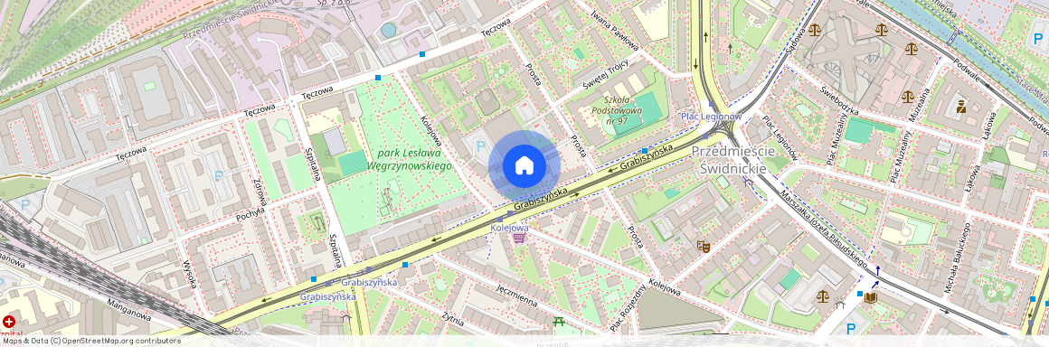 ul. Kolejowa, Przedmieście Świdnickie, Stare Miasto, Wrocław, dolnośląskie