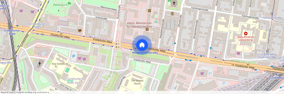 Frankfurter Allee, 10365 Berlin - Lichtenberg