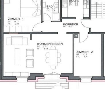 Grosszügige Wohnung an RUHIGER Lage - Foto 6