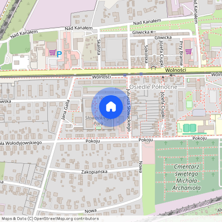 ul. Juliusza Słowackiego, Centrum Północ, Zabrze, śląskie