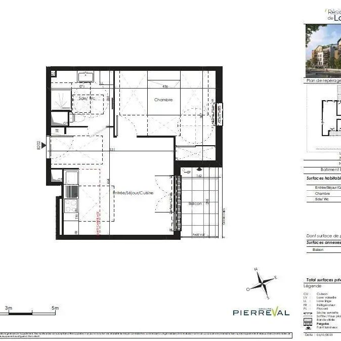 Appartement à louer 2 pièces 41.66m² - Photo 2