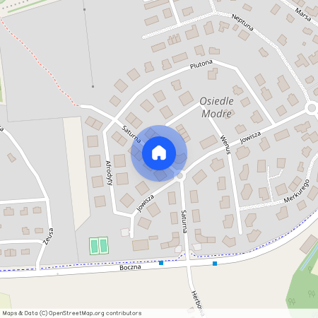 ul. Saturna, Straszyn, Pruszcz Gdański, gdański, pomorskie