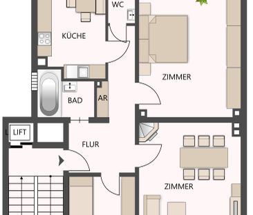 *Neu renoviert - 3 Zimmer - Südbalkon - Garage möglich* - Foto 5