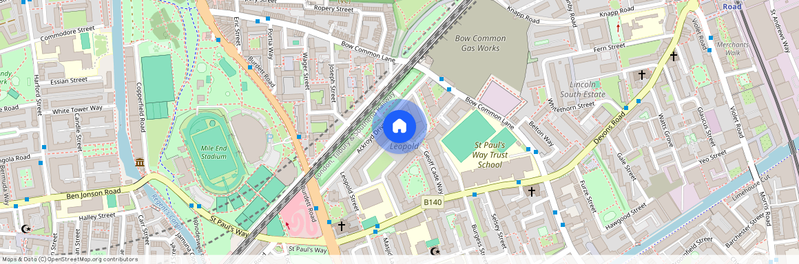 Perley House, 2 Weatherley Cl, London E3 4BQ, UK