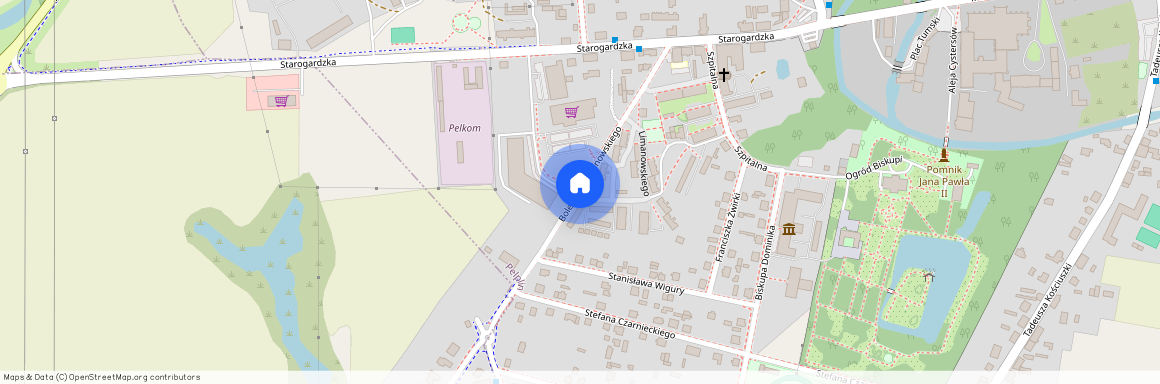 ul. Limanowskiego, Pelplin, Pelplin, tczewski, pomorskie