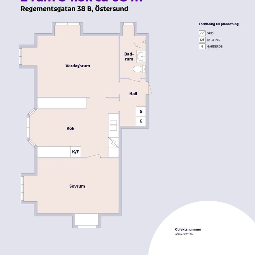 Regementsgatan 38 B, Östersund - Foto 2