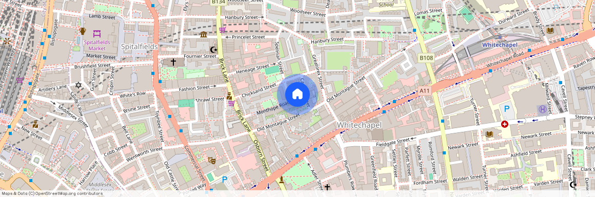Monthope Road, Brick Lane, Liverpool Street, E1