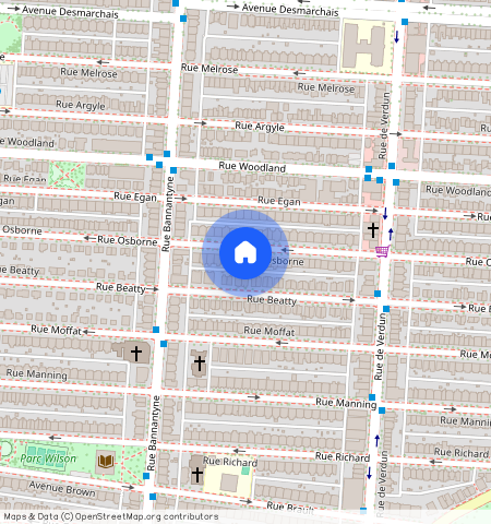 ** Rue Osborne, Verdun, Verdun, Ile de Montréal, H4H 1K6