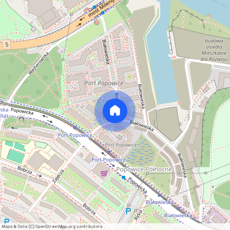 ul. Białowieska, Popowice Północne, Fabryczna, Wrocław, dolnośląskie