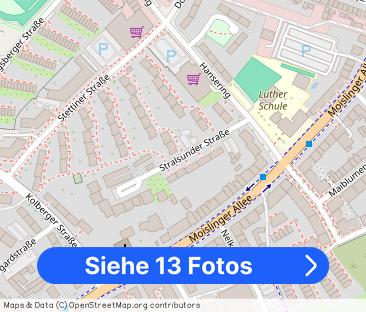 Sackgassenlage: 2,5-Zi.-Wohnung mit Terrasse und Stellplatz in Lübe... - Foto 1