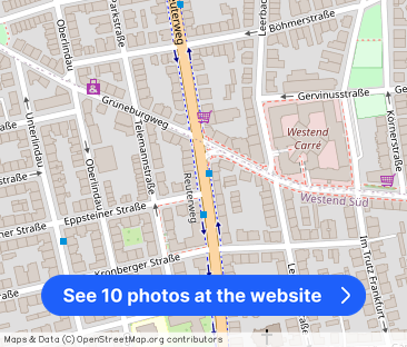 Super zentrale Möblierte 1-Zimmer Wohnung im Nordend-West - Photo 1