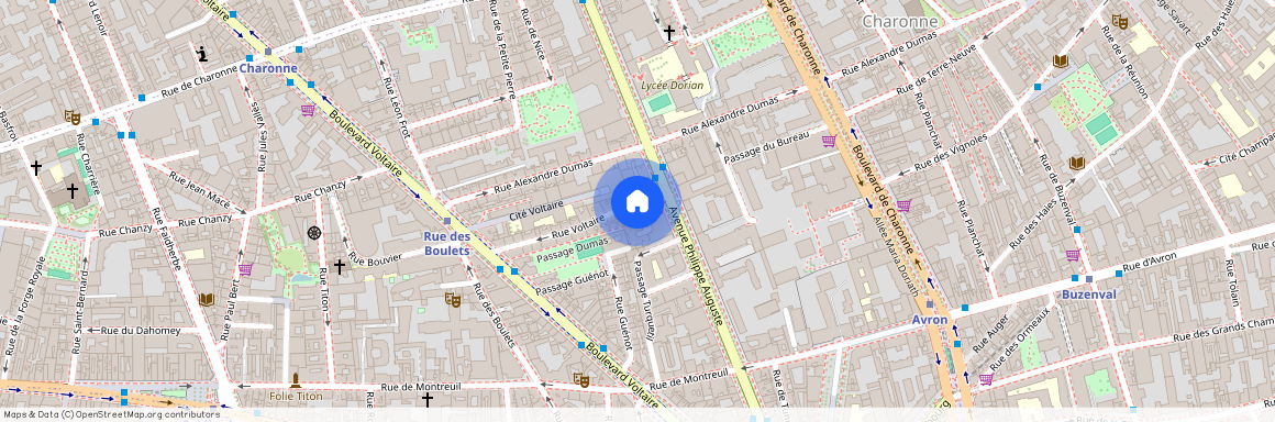 Passage Dumas, Francja, Paris