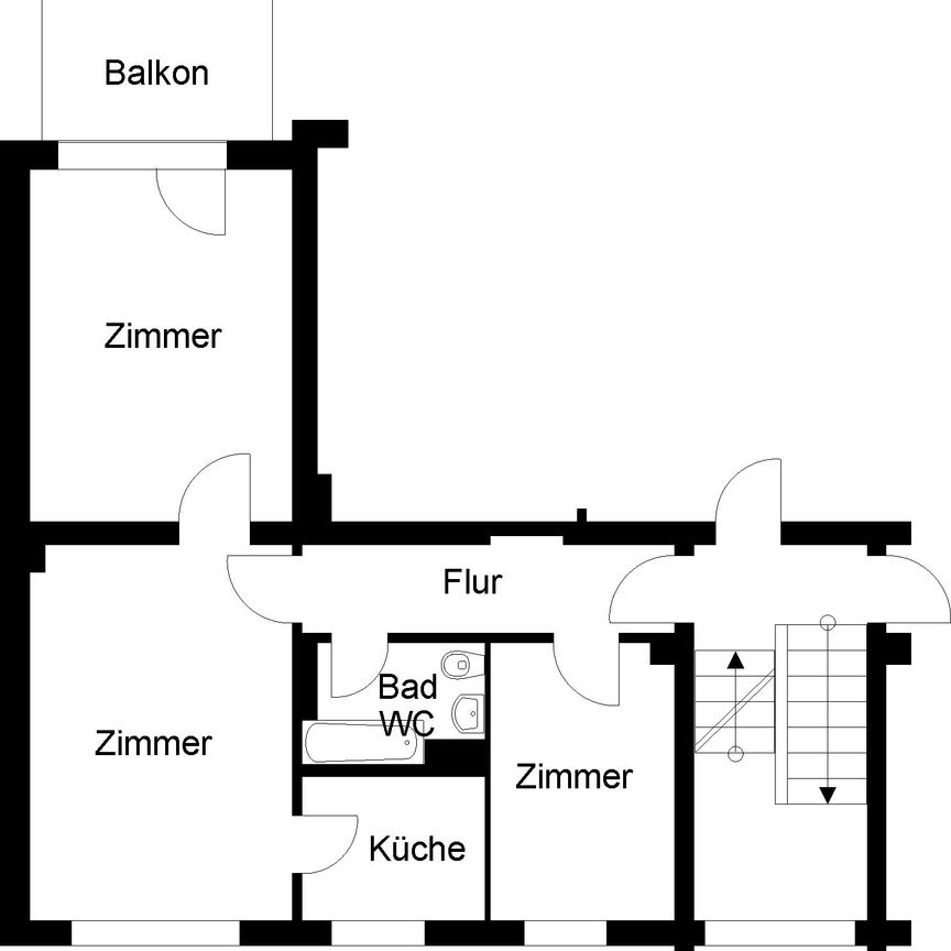 Mehr als gewohnt - Schöne 3-Zimmerwohnung in Wuppertal-Langerfeld - Photo 1