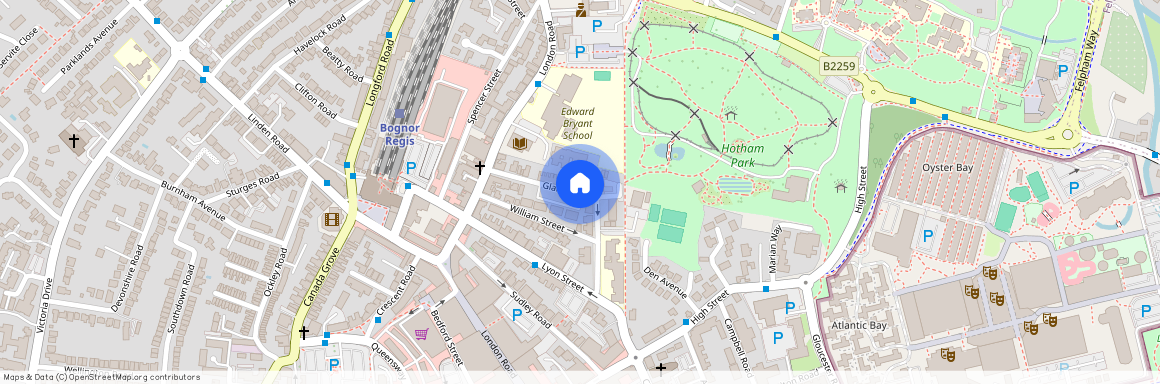 Queens Square, Glamis Street, Bognor Regis, West Sussex, PO21