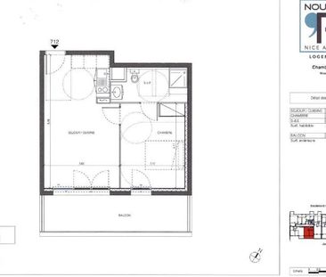 Location Appartement 2 pièces 40m² NICE 06200 - Photo 6