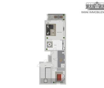 Zentrale 2-Zimmer-Wohnung mit offener Wohn-Essküche & Balkon - Photo 5