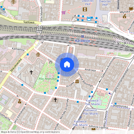 ul. Andrzeja, Śródmieście, Katowice, śląskie