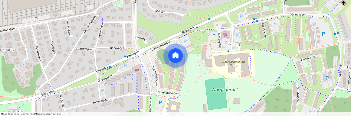 Domherrevägen, Norrtälje