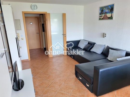 Sofort verfügbar! - Voll möblierte, schöne, sonnige 2-Zimmer-Wohnung mit Balkon und KFZ-Stellplatz - Foto 1