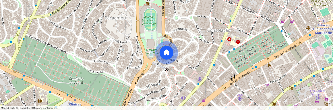 R Itaquera, Pacaembú, São Paulo, SP