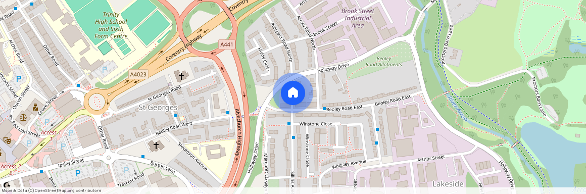 Prospect Road South, Redditch, Worcestershire, B98