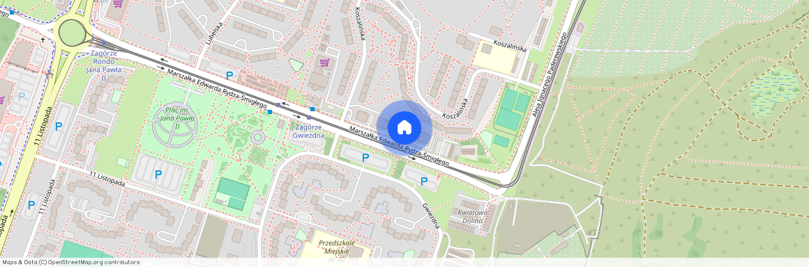 Zagórze, ul. Marszałka Edwarda Rydza-Śmigłego, Sosnowiec