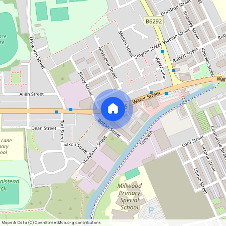 Canalside, Water Street, Radcliffe, M26