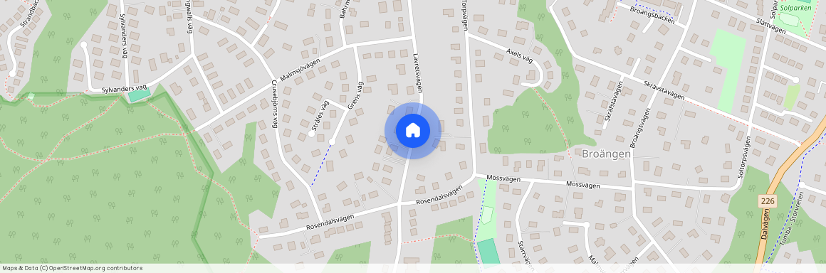 Lavretsvägen, Botkyrka