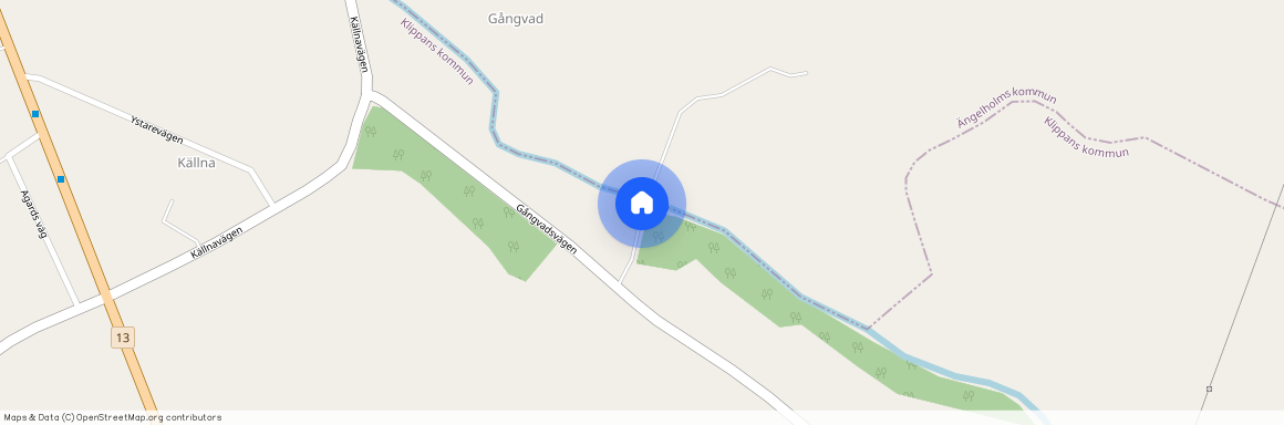 Gångvadsvägen, Klippan