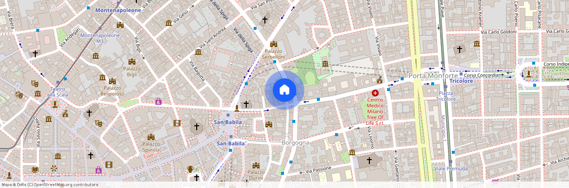 Via Santa Cecilia, Włochy, Milan