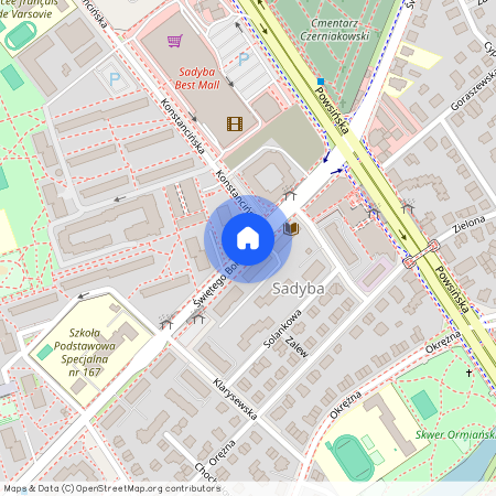 ul. św. Bonifacego, Sadyba, Mokotów, Warszawa, mazowieckie