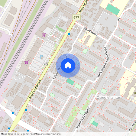 ul. Juliusza Słowackiego, Łomża, podlaskie