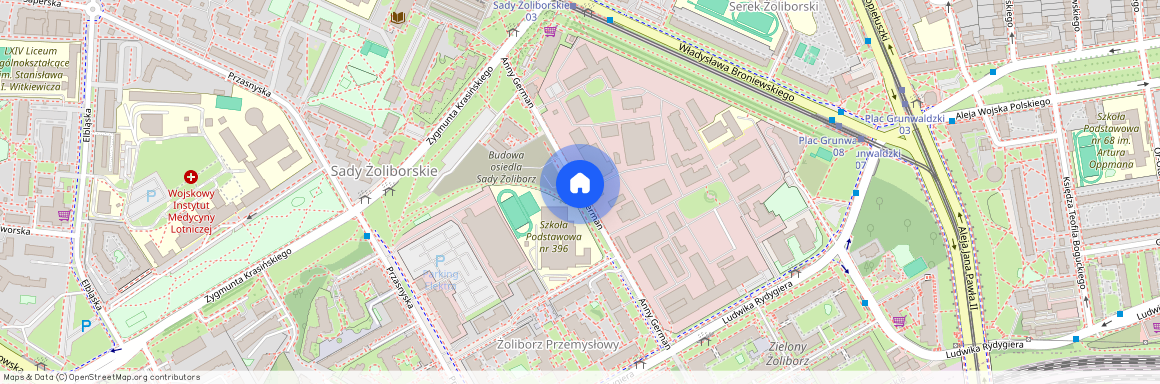ul. Anny German, Sady Żoliborskie, Żoliborz, Warszawa, mazowieckie