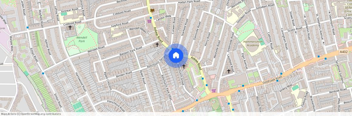 Ashchurch Grove, Shepherd's Bush, London, W12