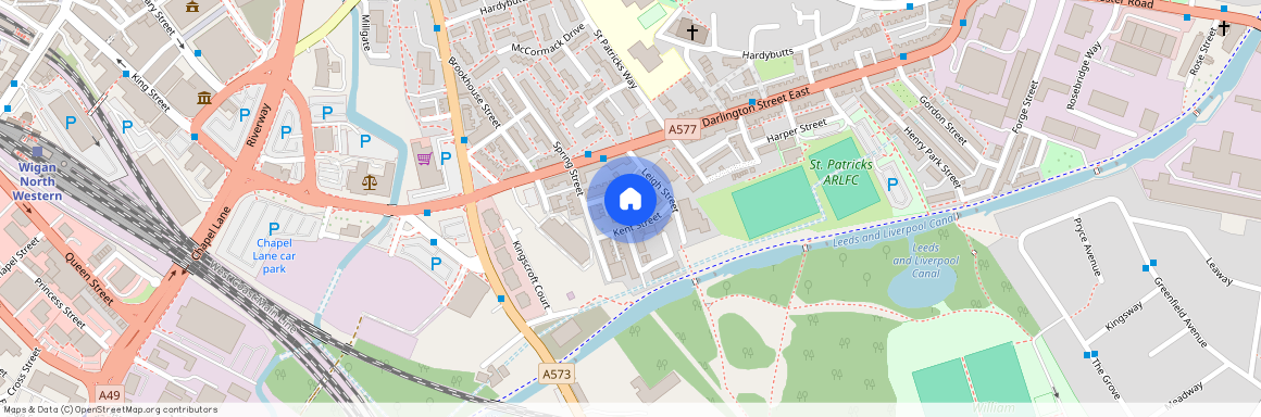 Kent Street, Wigan, WN1